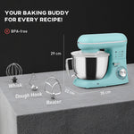 Electric Stand Mixer 4.5l Food Mixer With Dough Hook | Blue