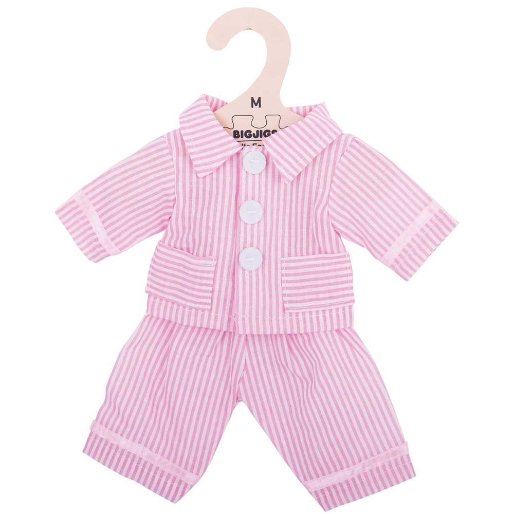 Bigjigs Toys Pink Pyjamas for Medium Ragdolls