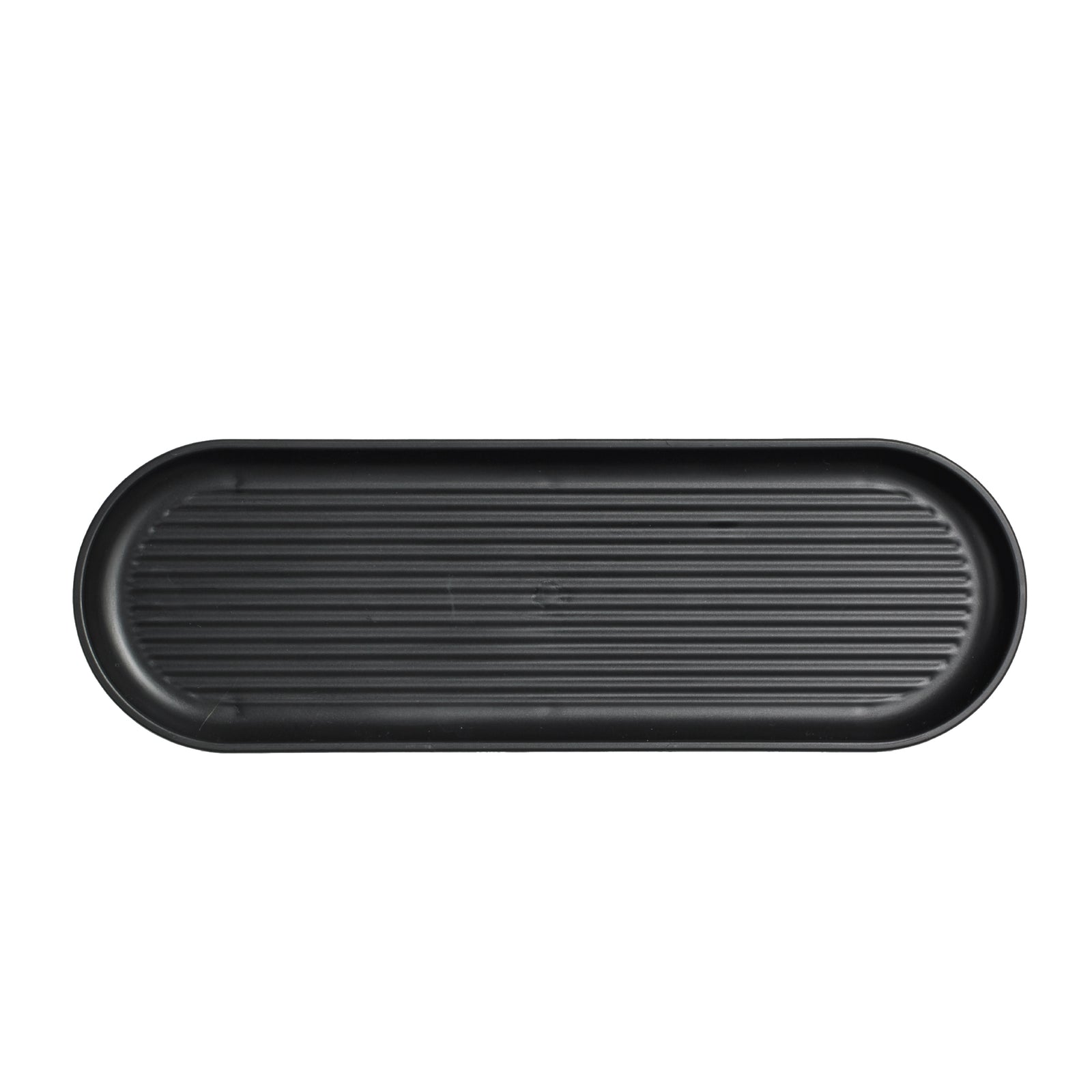 Recycled Bathroom Tray - Replaceable head that is screwed in - Closed fit storage cover - Made in the UK | Graphite Black