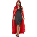 Smiffys Satin Hooded Cape