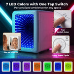 Spector Portable Camping Fridge Freezer, Heat & Cool, 7 Led Lights, White