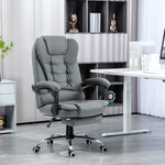 Pu Leather Executive Chair With Footrest