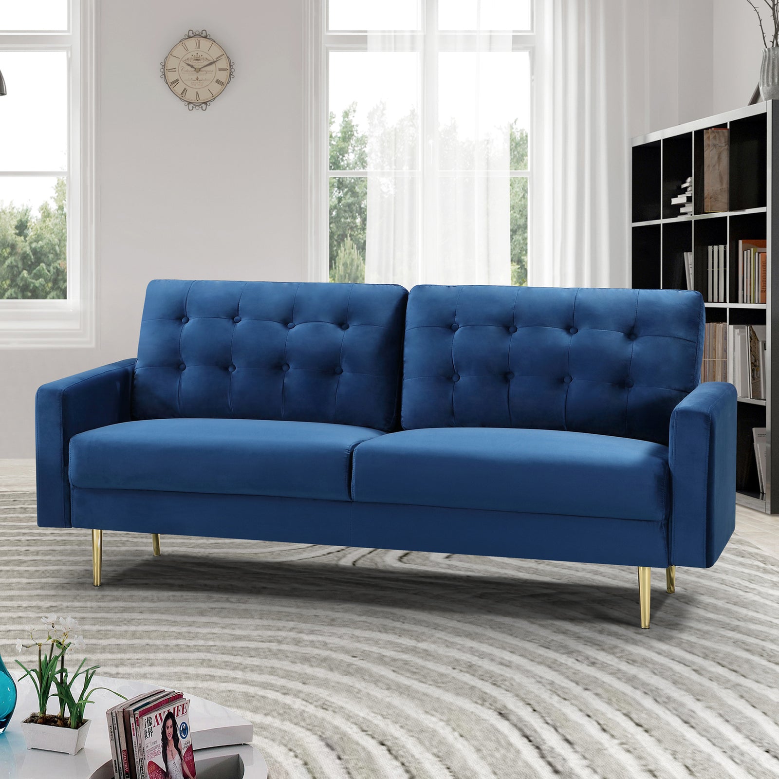 Emerson 3 Seat Sofa | 3 | Blue