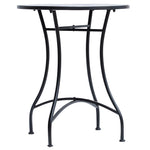 Mosaic Round Garden Table, 60cm Ceramic Top