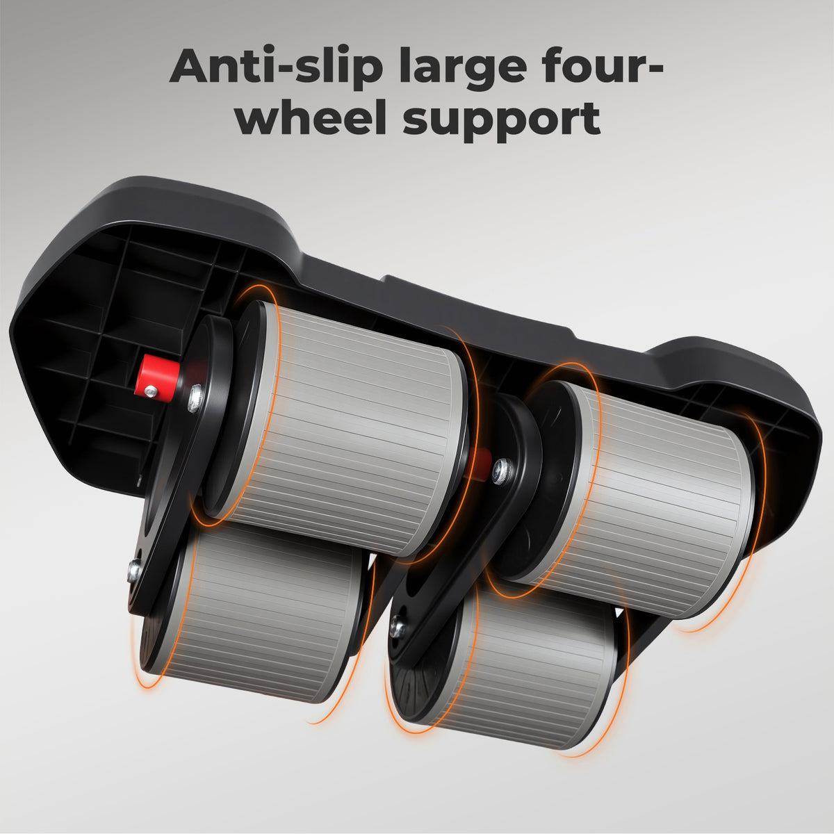 Centra Automatic Ab Roller 4-wheel Core Trainer With Wide Elbow Pads