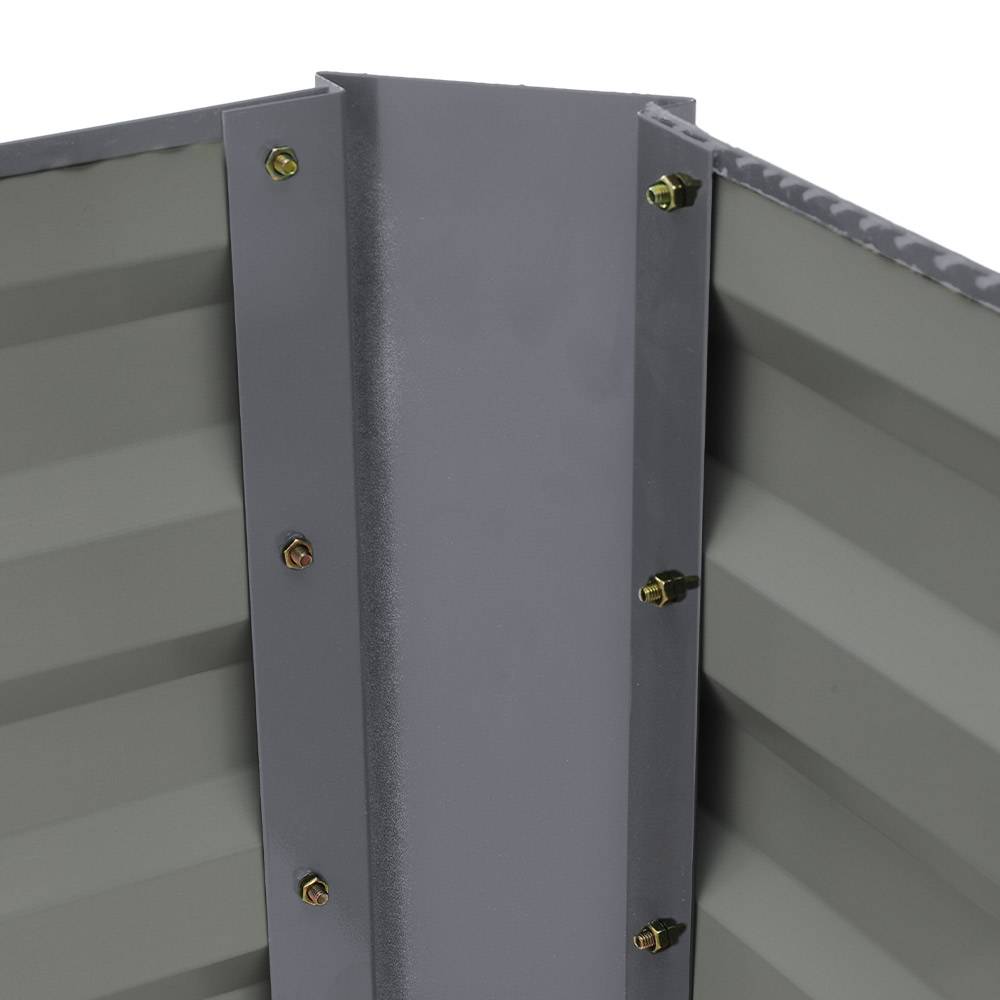 Metal Raised Bed Planter Box Large Bottomless Raised Bed Rectangular Metal Raised Garden Bed