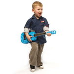 Tidlo Childrens Wooden Acoustic Guitar - Blue/ Stars