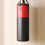 Unfilled Punching Bag Set With Boxing Gloves | Red