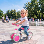 AIYAPLAY Balance Bike With 135° Steering Limit For Toddlers 1-2 Years