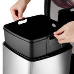 Stainless Steel Step Open Trash Can | 30l