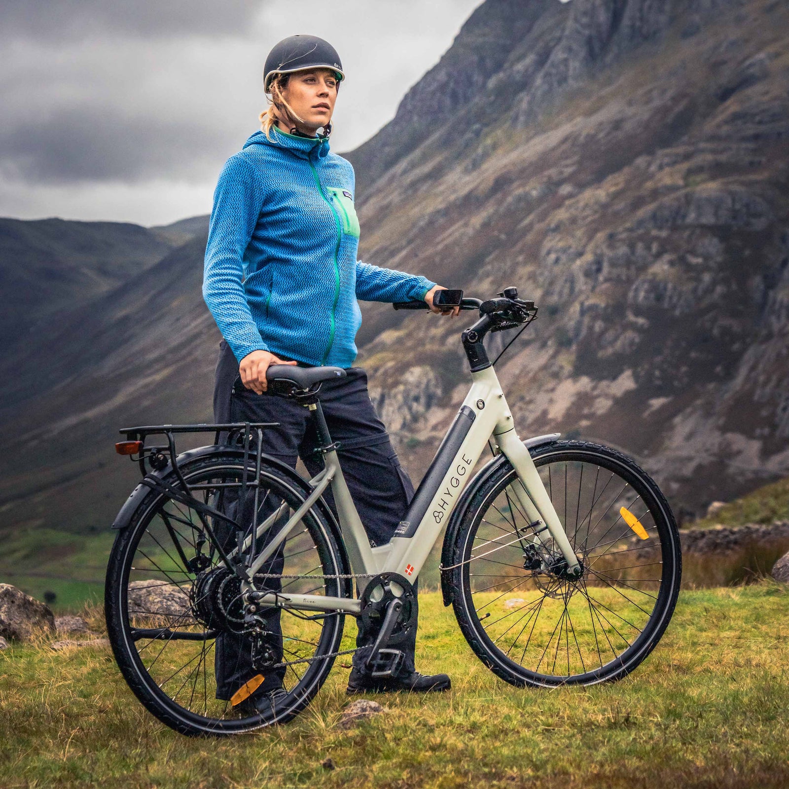 Nivo Commuter 2025 – Urban E-bike With 48v 14ah Samsung Battery – Moss Grey