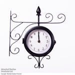 Sedgewick Double-sided Station Clock