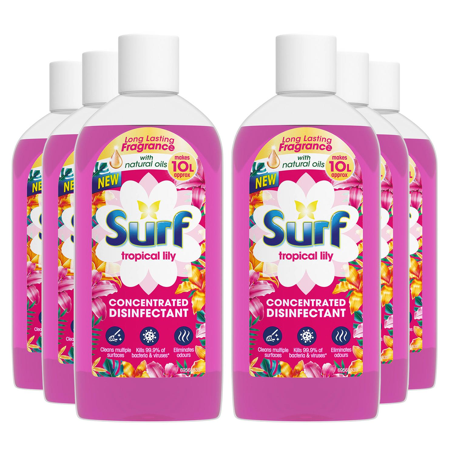 Concentrated Disinfectant Tropical Lily Multi-purpose Cleaner, 240ml, 6pk