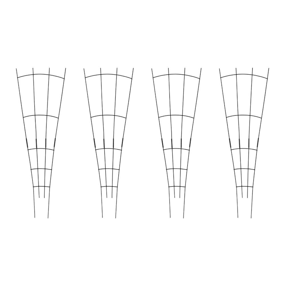 4-pack Outdoor Metal Trellis Set For Climbing Plants