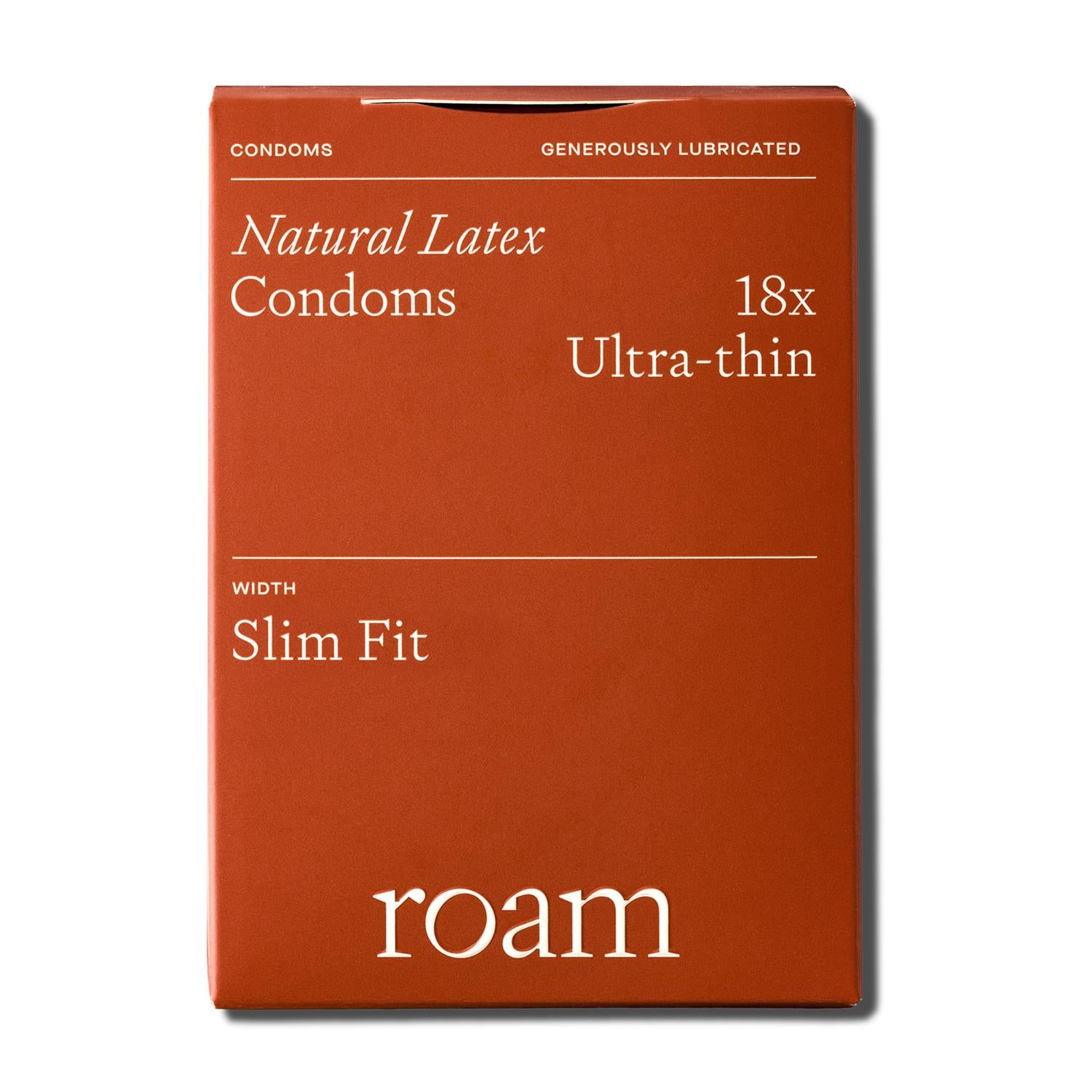 Ultra Thin Condoms For Safer Sex And Contraception Slim Fit, 18pcs
