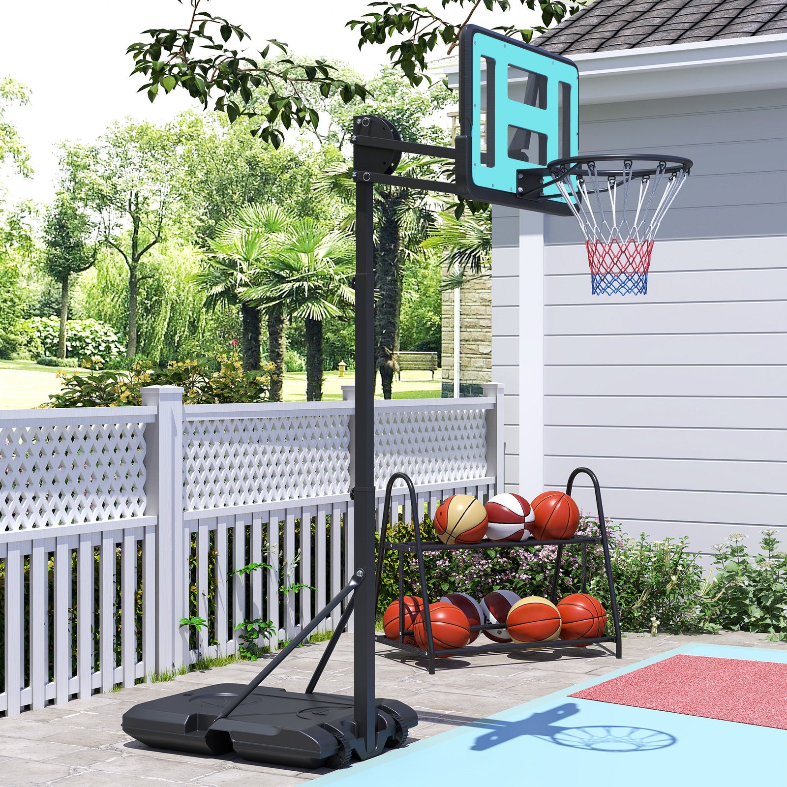 Fully Adjustable Basketball Hoop Outdoor