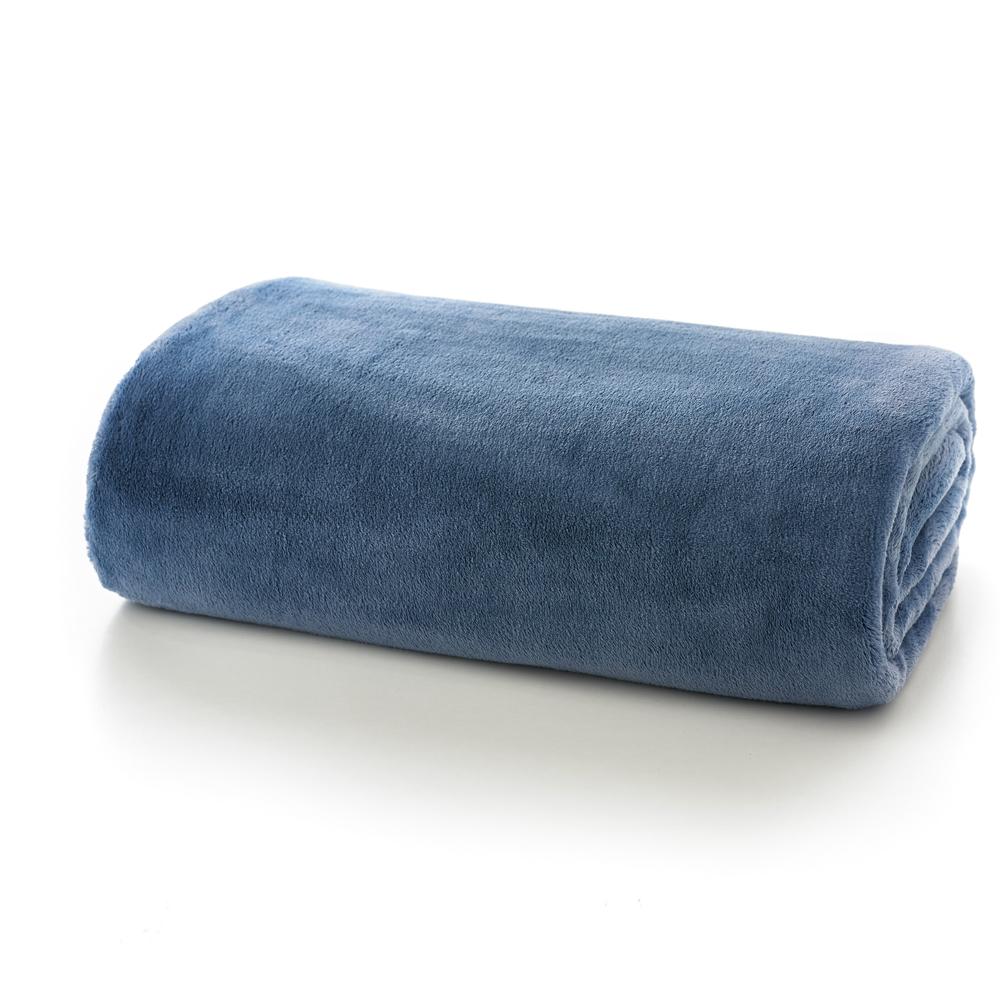 Hardwick Heavyweight Supersoft Fleece Throw | 150cm x 180cm | Blue
