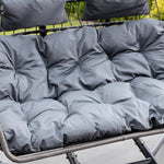 Haversham Swinging Double Garden Seat | Double | Dark Grey