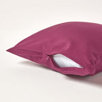Continental Egyptian Cotton Pillowcase 200 Tc | 40cm x 40cm | Plum