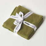 100% Combed Egyptian Cotton 700 Gsm Towels | Face Towel | Moss Green