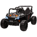 12v Kids Ride On Car, Electric Truck W/ Remote, Four Suspension Wheels | Black