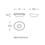 Soap Dish Unique Design Soft-finish Coating Saku Collection | Lavender