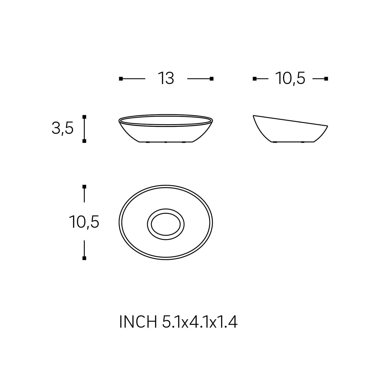 Soap Dish Unique Design Soft-finish Coating Saku Collection | Lavender