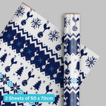 Christmas Gift Wrap, 2 Sheet 2 Tag, Official Product