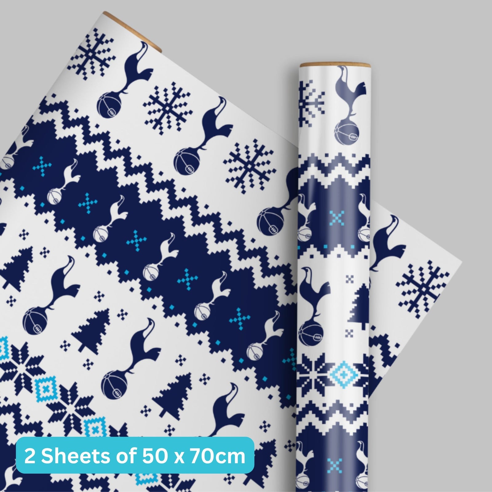 Christmas Gift Wrap, 2 Sheet 2 Tag, Official Product