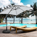 Resin Patio Umbrella Base W/ Wheels