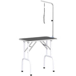 Foldable Dog Grooming Table Adjustable Arm For Small Dogs 81x49x80 Cm