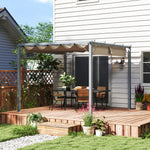 3 X 3(m) Aluminium Garden Pergola With Retractable Roof