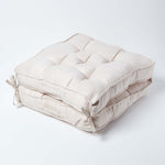 Travel Support Booster Cushion | 50cm x 50cm | Cream