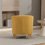 Millie Fabric Accent Chair | Yellow