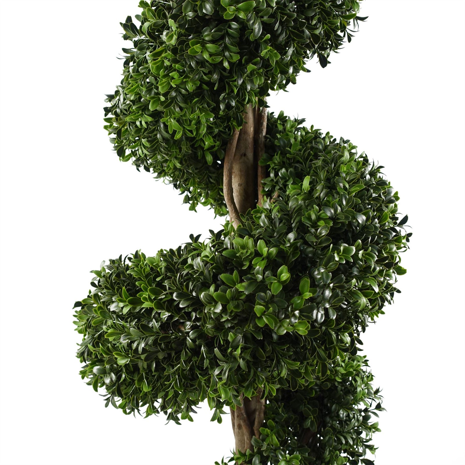 120cm Spiral Buxus Artificial Tree Uv Resistant Outdoor Topiary