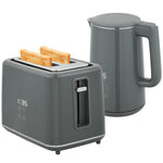 Fast Boil Kettle & Toaster Set | Grey
