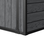 Garden Tool Bicycle Storage Shed Wood Grain Design