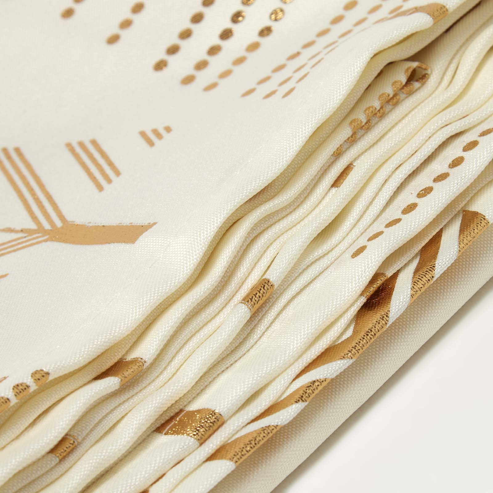 Gold Tree Christmas Table Cloth | 132 x 229cm | Gold