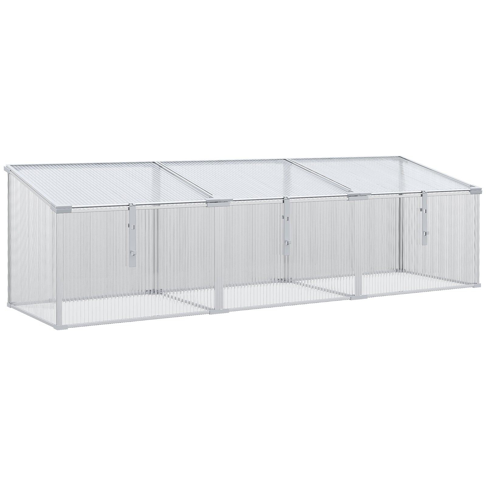 Outdoor Aluminium Greenhouse Polycarbonate 180x51x51cm
