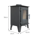 Milano 5kw Steel Multifuel Stove | 5kw | Steel