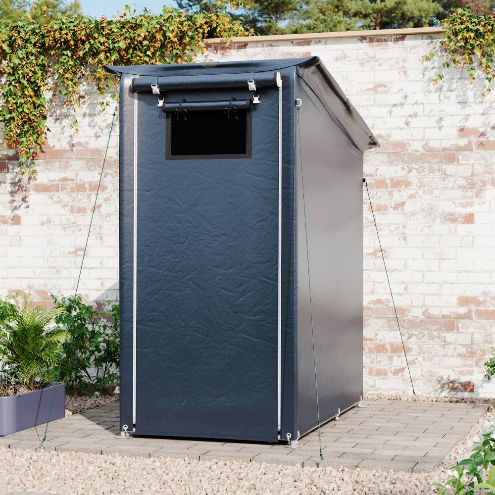 Breeins 3 X 5ft Outdoor Garden Storage Shelter With Roll-up Zipper Door