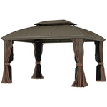 3.65x3m Hardtop Steel Gazebo