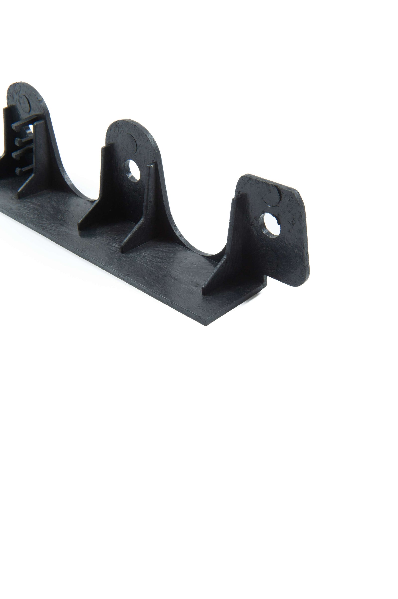 Invisible Lawn Edging - Flexible Recycled Plastic Garden Edging | Set of 2 | Black