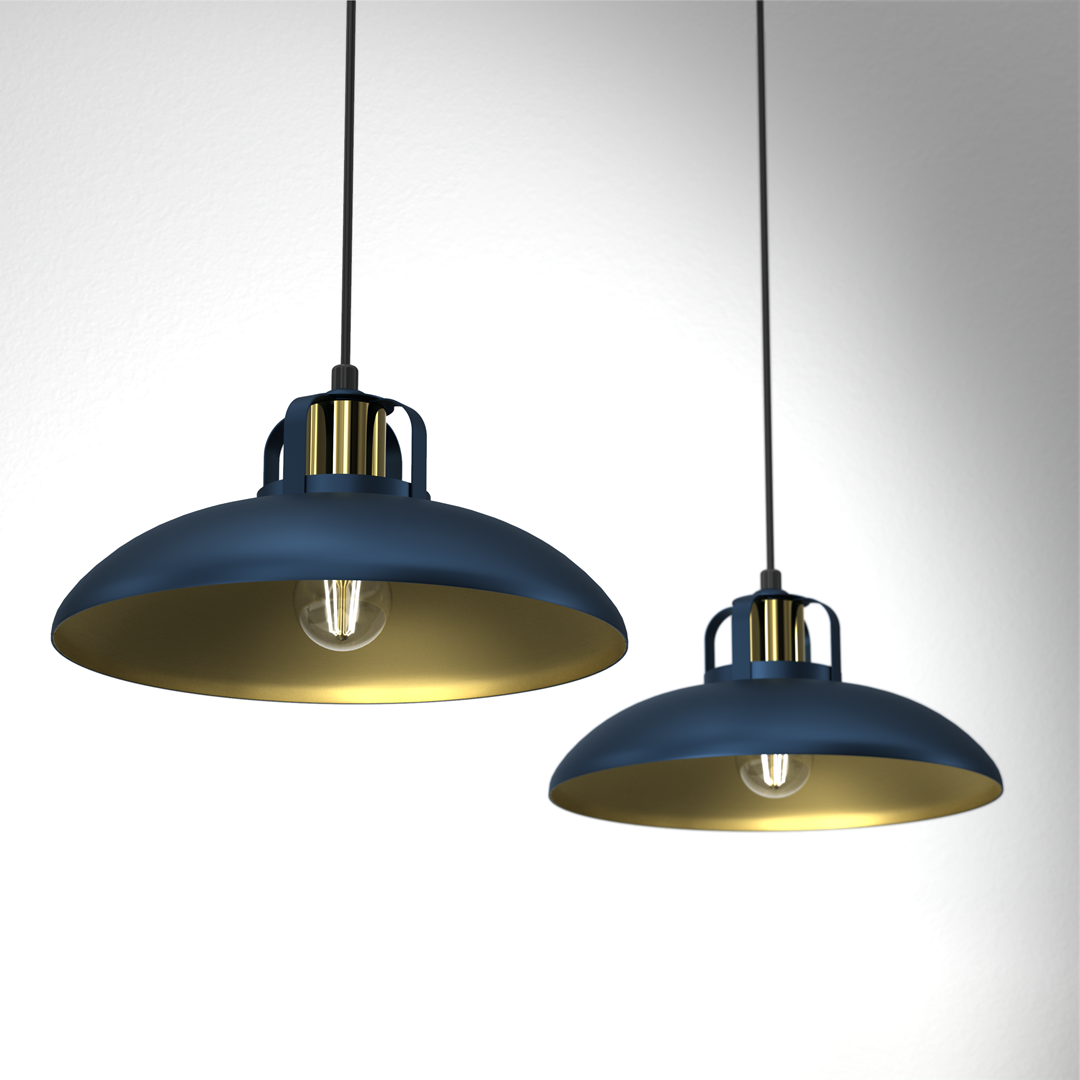 Felix Double Pendant Lamp 2xe27 The Hand Made High Quality Fittings 29cm Shades Rugged Industrial Look