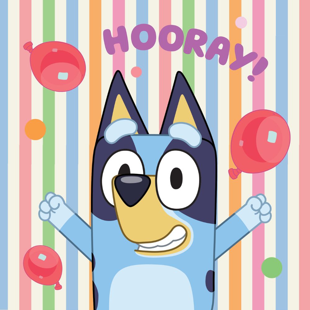 Bluey Multipack Of 10 Cards Official Product