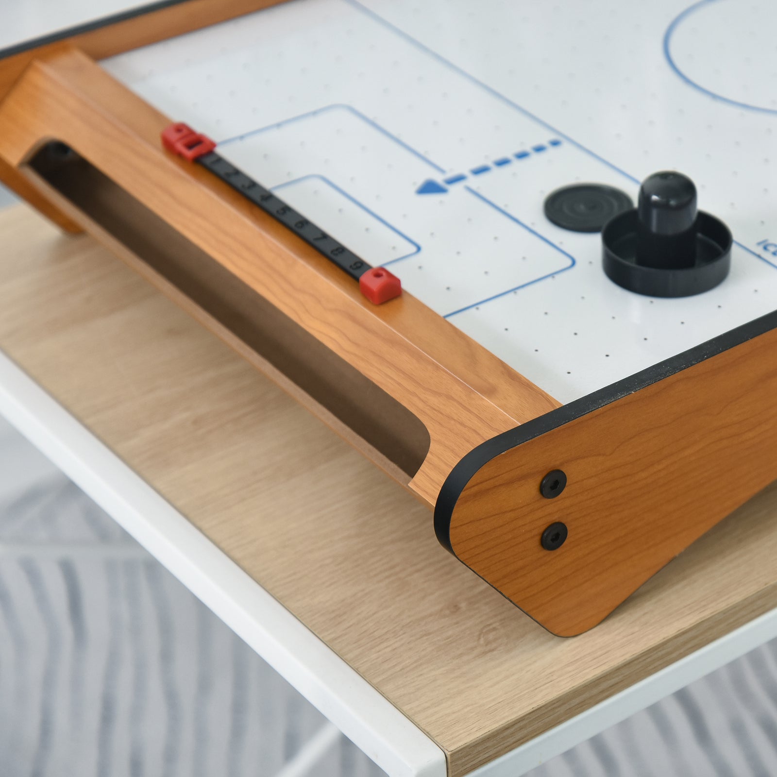Air Hockey Table Wooden Party Toy | Yellow