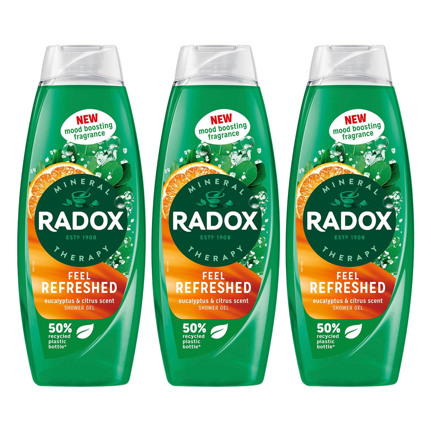 Shower Gel Feel Refreshed With Eucalyptus & Citrus Scent - 675 Ml, 3pk | 3 | Green