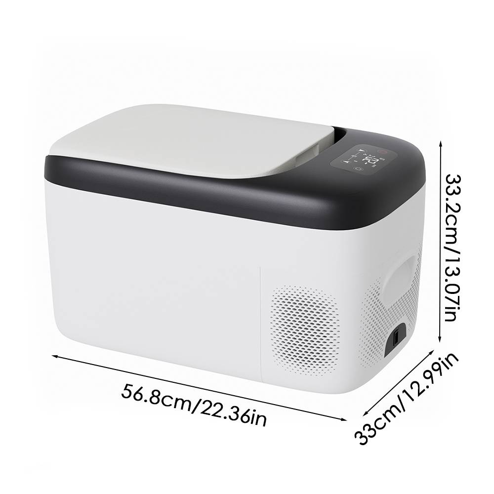 16l / 23l Portable Car Fridge Freezer Compressor Refrigerator With Display Down To -20℃ | Large | White