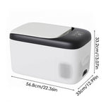 16l / 23l Portable Car Fridge Freezer Compressor Refrigerator With Display Down To -20℃ | Large | White