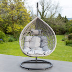 Oakley Swing Egg Pod Chair | One Size | Light Grey
